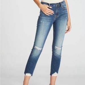 Vigoss STEVIE CROP STRAIGHT LEG - DARK WASH SZ 29